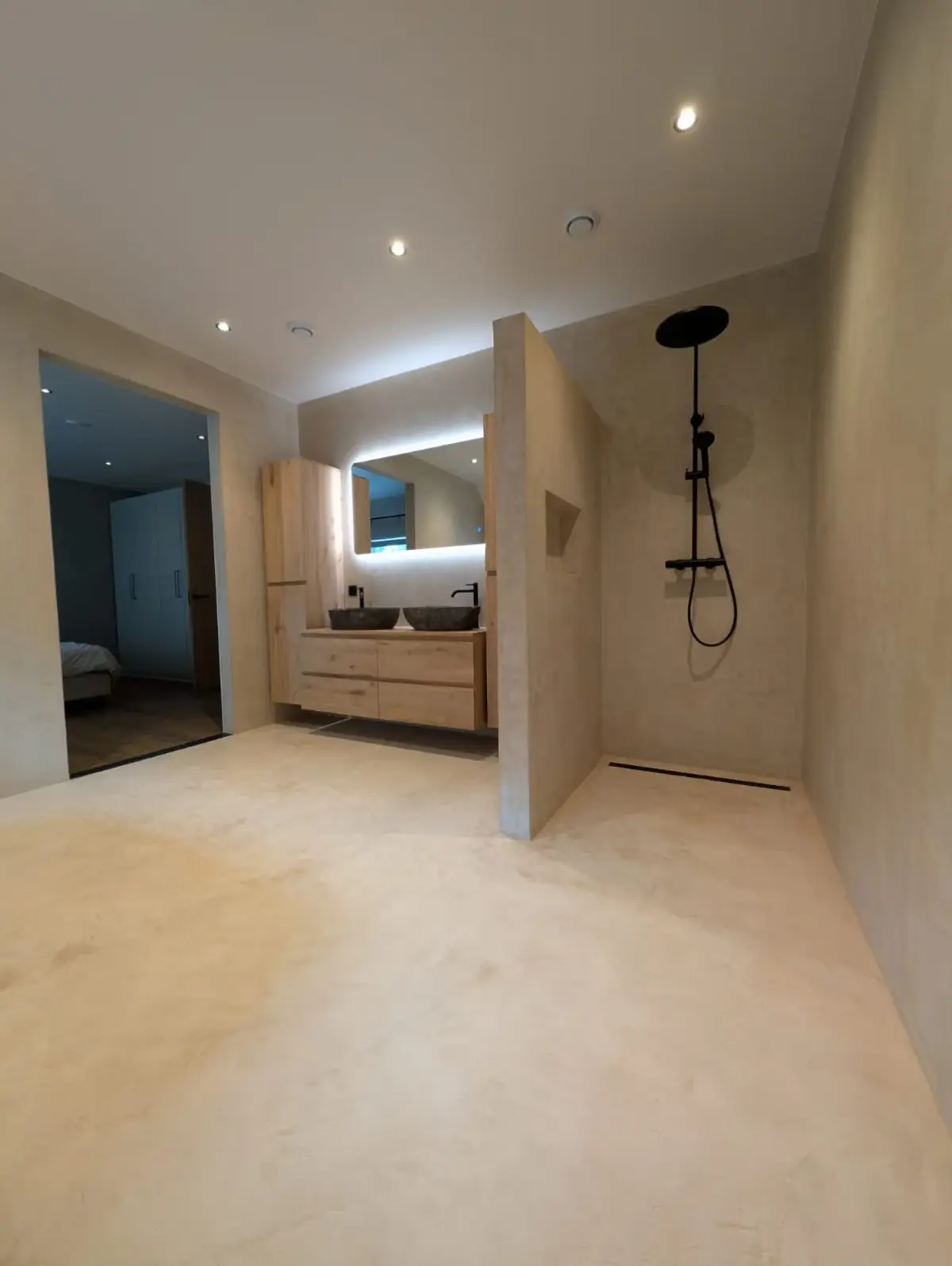 Badkamer · detail — Dalfsen Master – Wastafel & Doucheopstand in Dalfsen