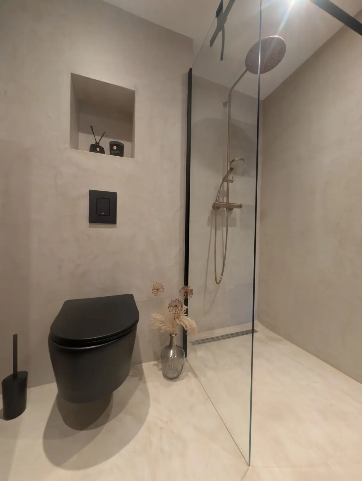 Badkamer · douche — IJsselmuiden – Inloopdouche in IJsselmuiden