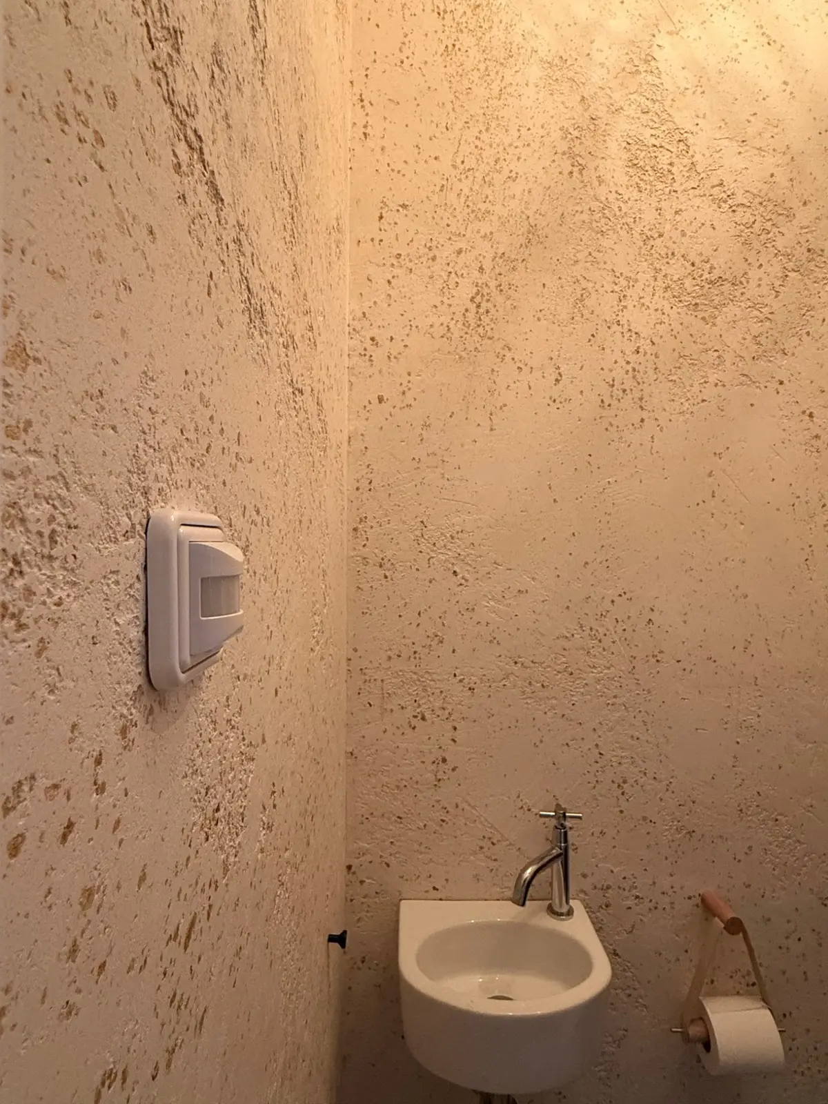 Toilet · detail — Ommen – Wandhoek met Sanitair in Ommen