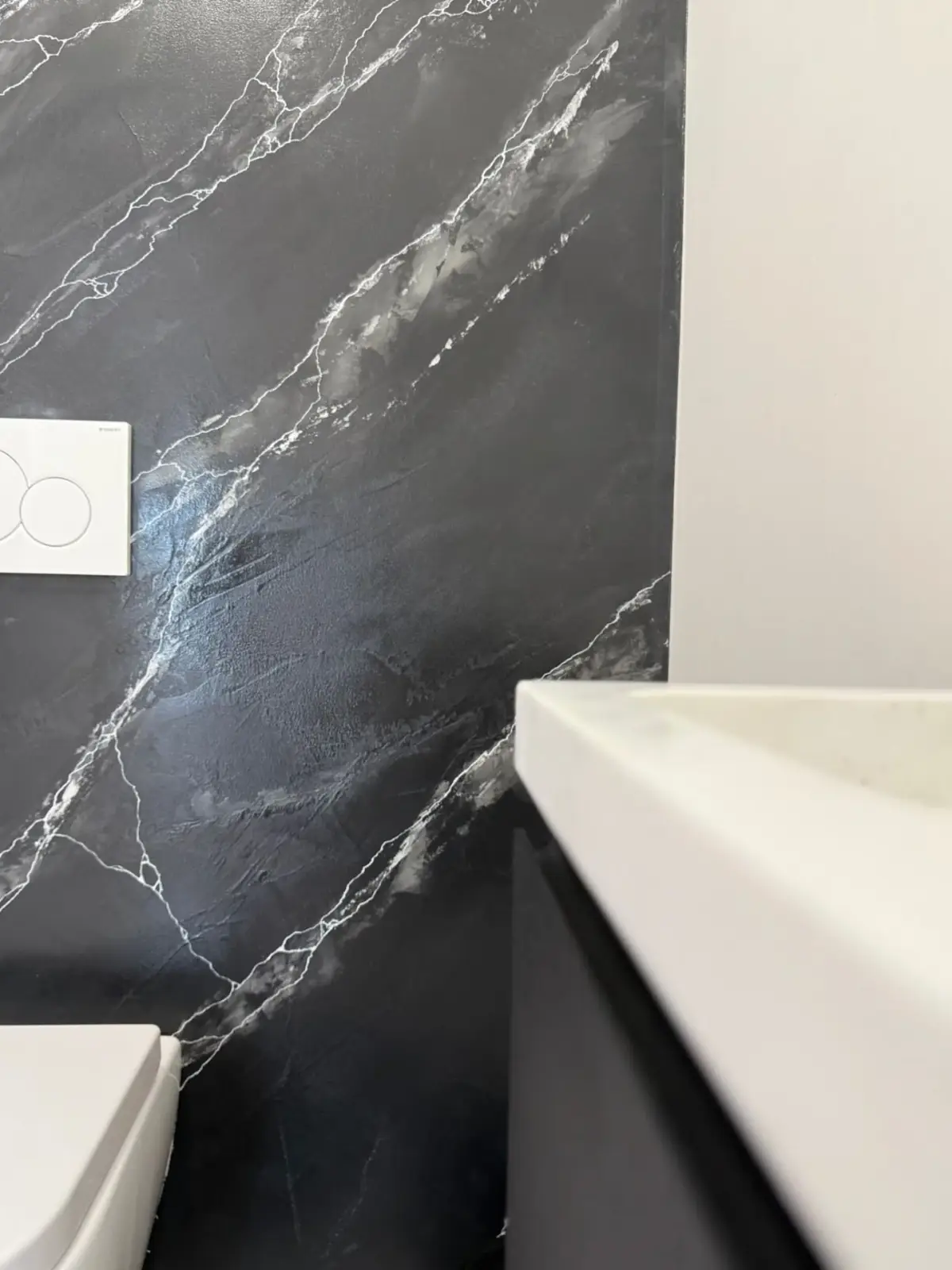 Toilet · detail — Toilet – Wastafelhoek in Carrara in Particulier project